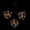 Миниатюра фото комплект 3 тепло-белых нити по 20м 600 led провод черный пвх ip54 ltc kdd600-11-1ww | 220svet.ru