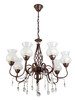 Миниатюра фото подвесная люстра toplight kelli tl5680d-07pg | 220svet.ru