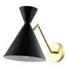Миниатюра фото спот crystal lux joven joven ap1 gold/black | 220svet.ru