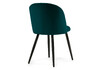 Миниатюра фото стул woodville gabi 1 green / black 15378 | 220svet.ru