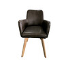 Миниатюра фото полукресло roomers c0097-1d/java black #24 | 220svet.ru