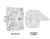 Миниатюра фото розетка с крышкой ip44 ambrella volt quant omega mo408010 | 220svet.ru