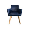 Миниатюра фото полукресло roomers c0097-1d/blue  #b126 | 220svet.ru