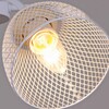 Миниатюра фото потолочная люстра на штанге reluce 01562-3.3-08b wh | 220svet.ru