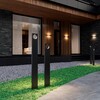Миниатюра фото уличный светодиодный светильник odeon light nature 6653/10gl черный | 220svet.ru