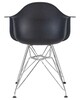 Миниатюра фото стул обеденный dobrin daw chrome lmzl-pp620b_ch-m_p-black-2769 | 220svet.ru