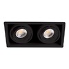 Миниатюра фото встраиваемый светильник italline de-312 black | 220svet.ru