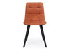 Миниатюра фото стул на металлокаркасе woodville чилли терракотовый / черный 631641 | 220svet.ru