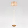 Миниатюра фото торшер с абажуром eurosvet alcamo 01076/1 перламутровое золото | 220svet.ru