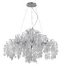 Миниатюра фото подвесная люстра crystal lux tenerife sp9 silver | 220svet.ru