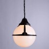 Миниатюра фото уличный подвесной светильник arte lamp monaco a1495so-1bk | 220svet.ru