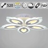 Миниатюра фото потолочная светодиодная люстра с пультом ду reluce 05133-0.3-05 white | 220svet.ru