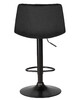 Миниатюра фото набор 2шт стул барный dobrin tailor black lm-5017-blackbase-n-13689 | 220svet.ru