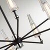 Миниатюра фото потолочная светодиодная люстра odeon light fungo 5429/39l черный | 220svet.ru