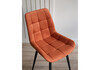 Миниатюра фото стул на металлокаркасе woodville челси к терракотовый (zd 432) / черный 632521 | 220svet.ru