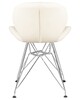 Миниатюра фото стул обеденный dobrin butterfly chrome lmzl-302a_ch-m_el-cream-2861 | 220svet.ru
