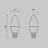 Миниатюра фото светодиодная лампа свеча 5вт 3000k e14 voltega candle 5w 3273 | 220svet.ru