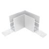Миниатюра фото соединитель l-образный угловой для треков uno pro lightstar 509126p | 220svet.ru