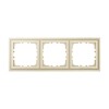 Миниатюра фото рамка 3-постовая lk studio (бежевый матовый) classic, 894302-1 | 220svet.ru