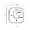 Миниатюра фото светодиодный модуль с драйвером на магнитах с ду /app /rgb novotech 357793 | 220svet.ru