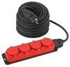 Миниатюра фото удлинитель силовой эра uk-4e-3x1,5-30m-ip44(kg) с заземлением 4 розетки каучук 30м кг 3х1,5мм2 ip44 б0057588 | 220svet.ru