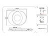 Миниатюра фото потолочный светодиодный светильник  ambrella light linetech fl fl4789 wh/bk/wd | 220svet.ru
