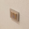 Миниатюра фото выключатель двухклавишный проходной с подсветкой werkel шампань рифленый w1122110 | 220svet.ru