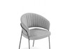 Миниатюра фото стул на металлокаркасе woodville лео серый brendy monsoon 22 / серый 633132 | 220svet.ru