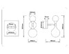 Миниатюра фото настенный светильник ambrella light high light lh51053 | 220svet.ru