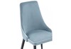 Миниатюра фото стул kora 1 light blue / white / black | 220svet.ru