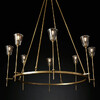 Миниатюра фото люстра torche de verre 8 gold | 220svet.ru