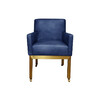 Миниатюра фото полукресло roomers c0197-1d/blue #b126 | 220svet.ru