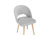 Миниатюра фото стул деревянный woodville курбис 360 светло-серый (zd 960) / светлое дерево 642909 | 220svet.ru
