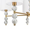 Миниатюра фото потолочная люстра на штанге lumion torry 8441/5 латунь | 220svet.ru