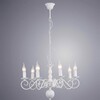 Миниатюра фото подвесная люстра arte lamp a1129lm-7wh | 220svet.ru