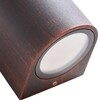 Миниатюра фото уличный настенный светильник arte lamp doppio a3502al-1ri | 220svet.ru