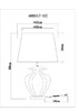 Миниатюра фото настольная лампа arte lamp sheldon a8532lt-1cc | 220svet.ru
