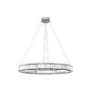 Миниатюра фото подвесной светильник loft it crystal ring 10135/800 chrome | 220svet.ru