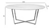 Миниатюра фото стол журнальный овальный garda decor 30b-855-1 | 220svet.ru