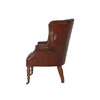 Миниатюра фото кресло кожаное эдвард roomers furniture c0061-1d/#b11 | 220svet.ru