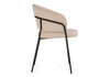 Миниатюра фото стул woodville лео бежевый / черный 528455 | 220svet.ru
