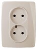 Миниатюра фото розетка эра 12 2x2p 16a 250v 12-2007-02 б0038811 | 220svet.ru