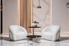 Миниатюра фото кресло monblan поворотное букле белое garda decor monblan-k-hush000 | 220svet.ru