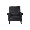 Миниатюра фото кресло кожаное roomers furniture 1010/#b76 | 220svet.ru