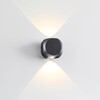 Миниатюра фото уличный настенный светодиодный светильник odeon light miko 4222/4wl | 220svet.ru