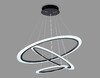 Миниатюра фото подвесной светодиодный светильник с пультом ду ambrella light acrylica fa4361 | 220svet.ru