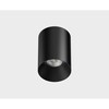Миниатюра фото накладной светодиодный светильник italline it02-027 black 3000k | 220svet.ru