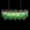 Миниатюра фото подвесная люстра loft it murano 10580/1000r clear green | 220svet.ru