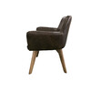 Миниатюра фото полукресло roomers c0097-1d/java black #24 | 220svet.ru