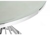 Миниатюра фото стол стеклянный twist steel / white | 220svet.ru